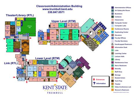 Kent State University Map Pdf Printable Map