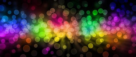 Wallpaper Sunlight Colorful Night Sphere Green Bubbles Circle