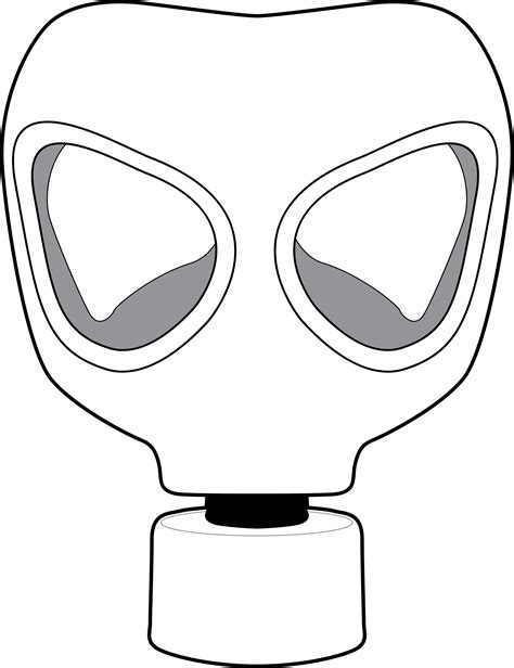 Gas Mask Vector Clipart Image Free Stock Photo Public Domain Photo