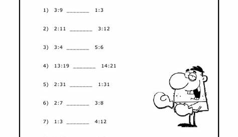 ratio math worksheets