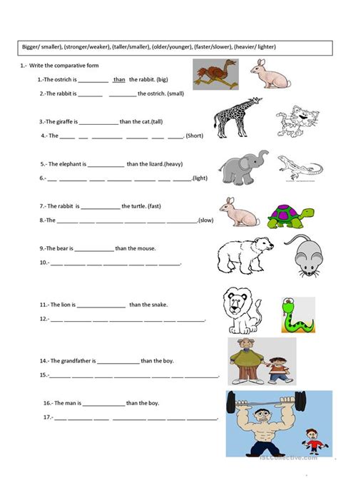 If + present simple, then. 2001 FREE ESL Animals worksheets