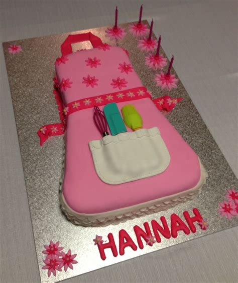 apron cake for hannah s cooking party chef party cake designs images article design
