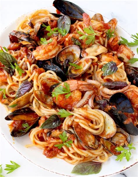 Spaghettis aux fruits de mer au Thermomix