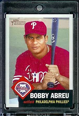 National baseball hall of fame catchers by stevejrogers. 2002 Topps Heritage Baseball Card IN SCREWDOWN CASE #224 Bobby Abreu Mint at Amazon's Sports ...