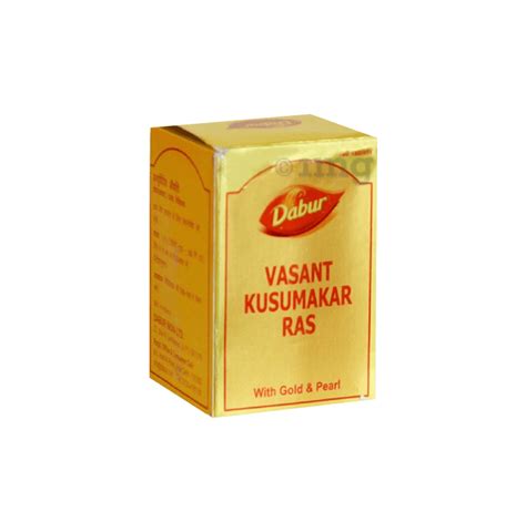 Dabur Vasant Kusumakar Ras With Gold And Pearl Tablet Buy Bottle Of 100 Tablets At Best Price In