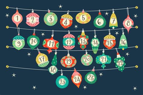 10 Best Free Printable Christmas Calendar Numbers