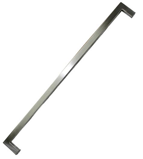 Modern dnd design collection levers on a square plate,rose, contemporary italian door handles, chrome, bronze, nickel, brass. Square 24 Inch Appliance Pull, SGS AP-SQ2475 - Doorware.com