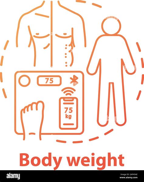 Body Weight Control Concept Icon Fighting Obesity Overweight Problem