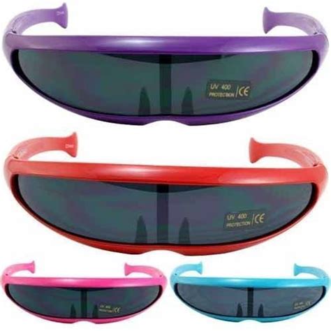 Retro Sunglasses 80 S Neon Purple 1004