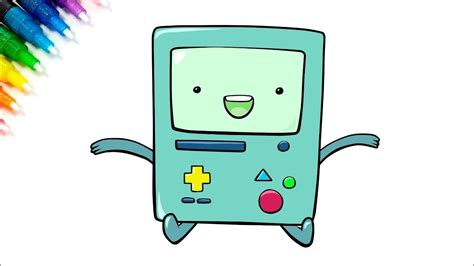 How To Draw A Bmo Adventure Time Drawing Youtube