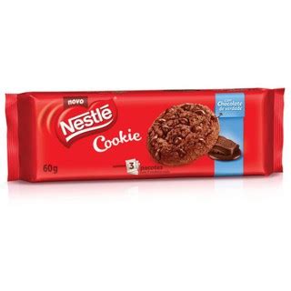 5 pacotes Cookies Nestlé 60g cada Sabores Sortidos Shopee Brasil