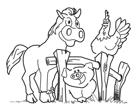 Free Printable Coloring Page Farm Animals Quality Coloring Coloring Home