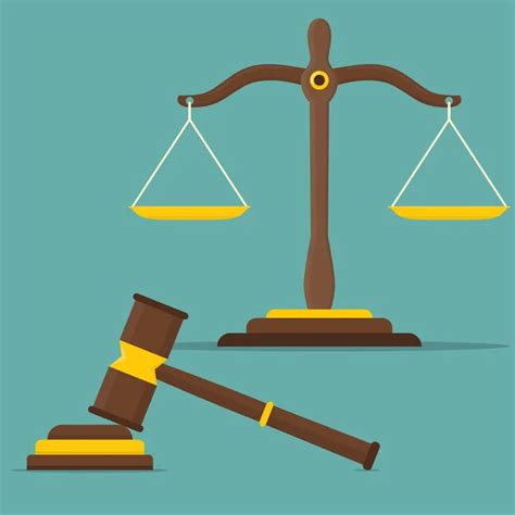 Scales Of Justice And Gavel ⬇ Vector Image By © Gabylya89 Vector