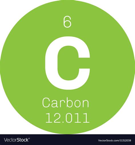 Carbon Chemical Element Royalty Free Vector Image