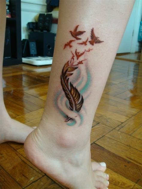 25 Adorable Feather Tattoos Slodive Tattoomagz › Tattoo Designs