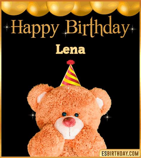 Happy Birthday Lena  🎂 Images Animated Wishes【28 S】