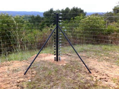This electric fence should be powered by a 12 volt battery and this battery should have a trickle charger on it. electric_fencing