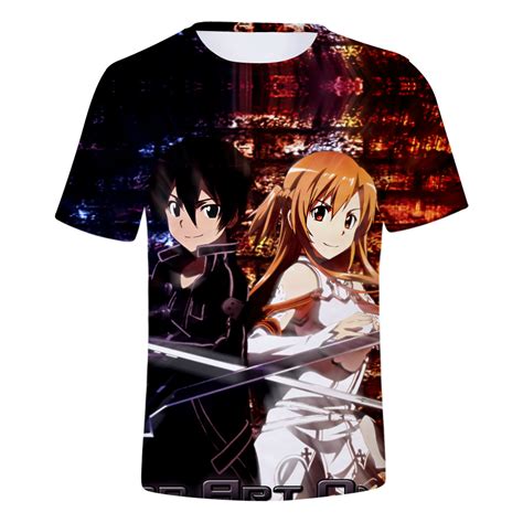 Blackday Fashion Anime Style Sword Art Online 3d Short Sleeve T Shirt