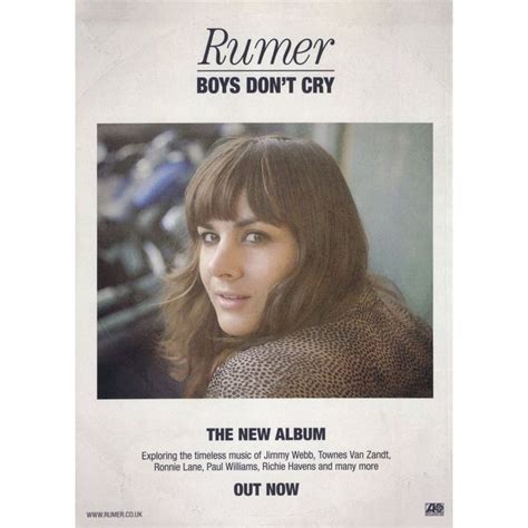Rumer Boys Dont Cry Original Vintage Magazine Advert 45742 On Ebid