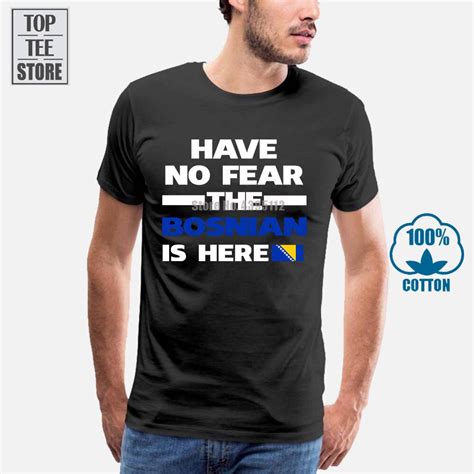 Bosnian Here Bosnia And Herzegovina Pride Funny Flag T Shirt 100 Cotton