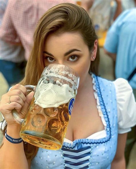 Pin By Jean Cillon On Dirndl Beer Girl Oktoberfest Beer Oktoberfest