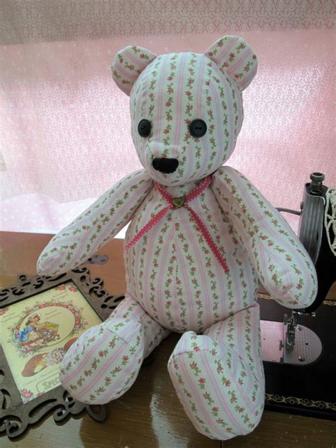 teddy bear patterns  sew  fabric teddy bear