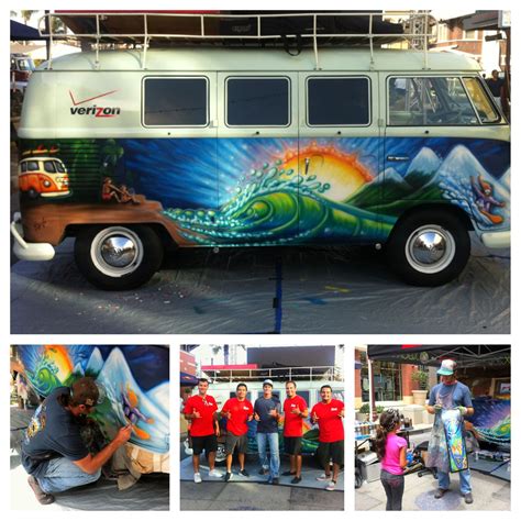 Case Study Paint A Vintage 1965 Vw Bus For Verizon Fios At Vans Us