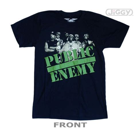 Who was the first public enemy no 1? JiGGy.Com - Public Enemy - Group Shot T-Shirt Public Enemy ...