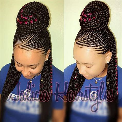 Do not forget that braids are an easy and glamorous way to keep your hair looking good for several months giving your hair some break and securing it from severe environmental factors. Ghana Braids Styles 2020 - style you 7