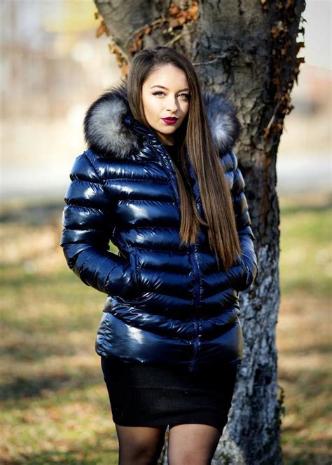 Pin By Andrea On Puffer Jackets Puffy Jacket Women Puffer Jacket Women Shiny Jacket