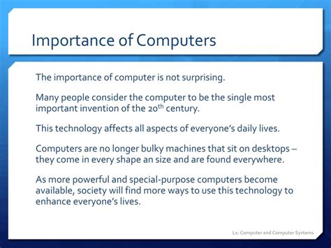 Ppt Computers And Computer Systems Lesson1 Powerpoint Presentation