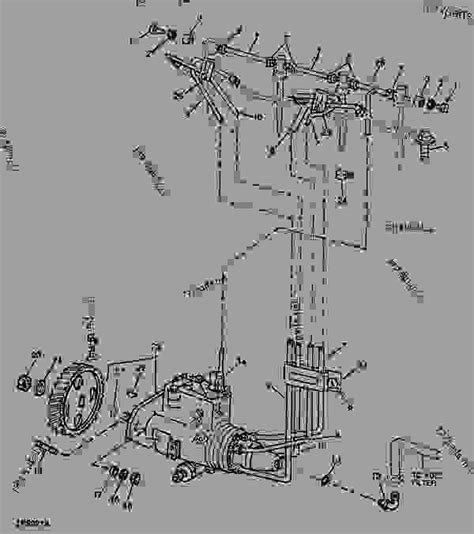 Fuel Injection System 300000 Backhoe Loader John Deere 210c