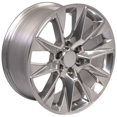 Chevy Rims And Tires Ltz Rims Cv26 20x9 Polished Silverado Wheels And