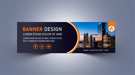 Professional Website Banner Design Adobe Photoshop Tutorial Youtube