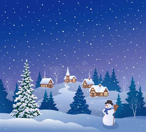 Old Town Christmas Stock Vector Illustration Of Background 45473276