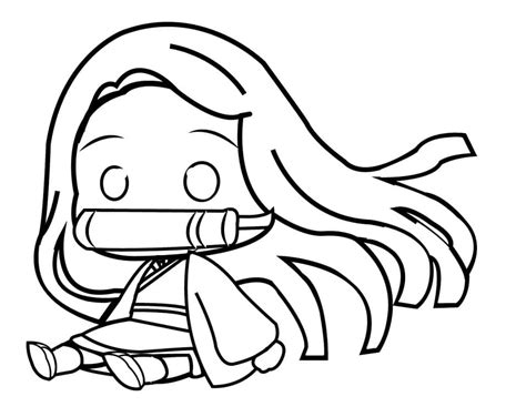 Dibujos de Nezuko para Colorear - Dibujos-Online.Com