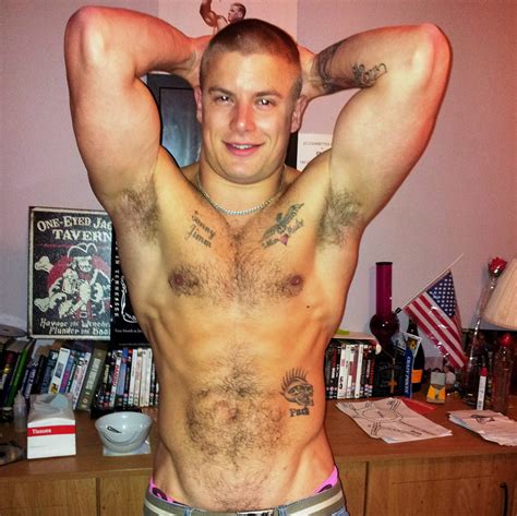 Shirtless Male Frat Babe Jocks Flexing Muscular Physique Body Hunk Photo