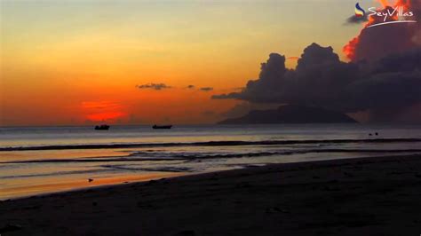 Time Lapse Sunset In The Seychelles Beau Vallon Beach Mahé Youtube