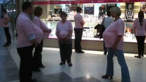 Pregnant Pause At Aberdeen Flash Gathering Bbc News