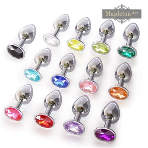 Butt Plug Silver And Gold Stainless Steel Jewel Heart Anal Plugs S M L Bulk Buy Ebay