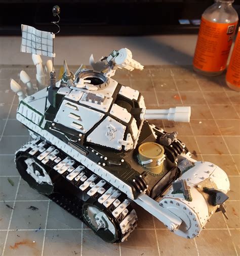 The Artist Of War Wip Ork Looted Tank 2