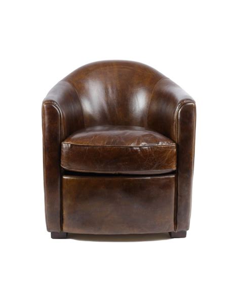 Ou payez en 4 fois. Windsor, un fauteuil club, cuir, marron vintage ...