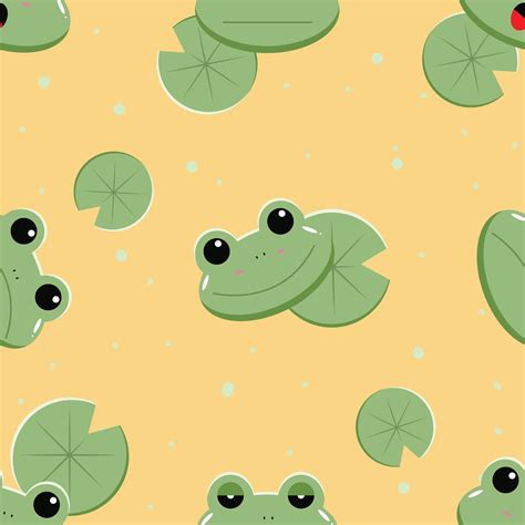 Cute Frogs Seamless Pattern Frogs Pattern For Fabric Baby Clothes