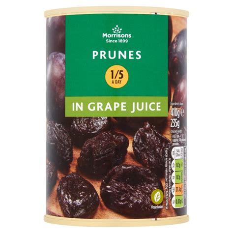 Morrisons Morrisons Prunes In Juice 410g 235gproduct Information