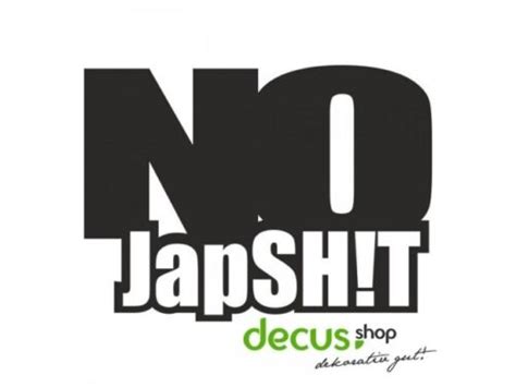 No Jap Shit L 2250 13x10 Cm Sticker Jdm Aufkleber Frontscheibe Ebay