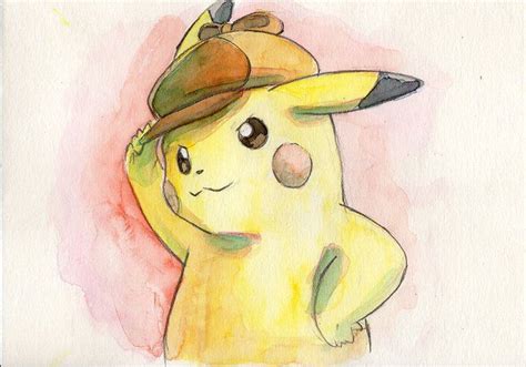 Pokemon Detective Pikachu Drawing Image Drawing Skill