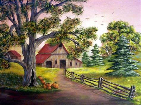 Country Autumn ~ Gerald Francis Art Paysagiste Peinture Paysage