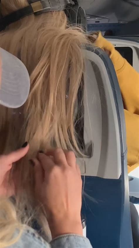 Passenger Filmed Sticking Gum In Woman S Hair In Plane Fury Incident Nz Herald