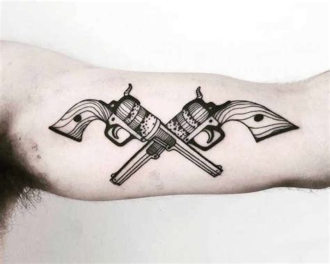 Pin On Of The Best Gun Tattoos