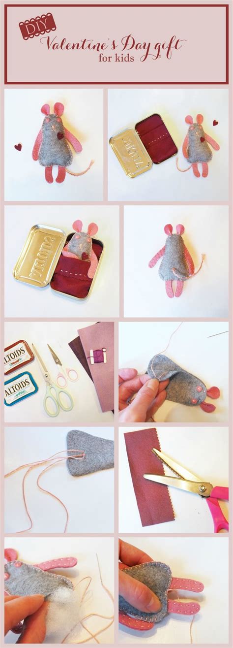 Diy Tiny Mouse In An Altoid Tin House Diy Toy Box Trendy Sewing